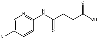 4-((5-CHLOROPYRIDIN-2-YL)AMINO)-4-OXOBUTANOIC ACID 结构式