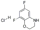 6,8-Difluoro-3,4-dihydro-2H-benzo[1,4]oxazine hydrochloride 结构式