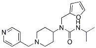 N-(2-FURYLMETHYL)-N'-ISOPROPYL-N-[1-(PYRIDIN-4-YLMETHYL)PIPERIDIN-4-YL]UREA 结构式