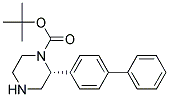 (R)-2-BIPHENYL-4-YL-PIPERAZINE-1-CARBOXYLIC ACID TERT-BUTYL ESTER 结构式