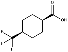 顺-4-(三氟甲基)环己甲酸 结构式