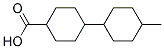 4'-甲基-[1,1'-联环己烷]-4-羧酸 结构式