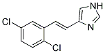 4-[2-(2,5-DICHLORO-PHENYL)-VINYL]-1H-IMIDAZOLE 结构式