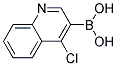 (4-CHLOROQUINOLIN-3-YL)BORONIC ACID 结构式