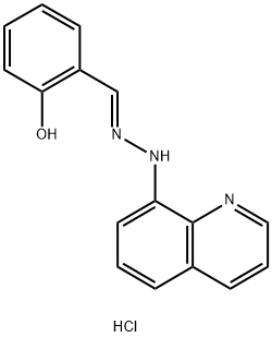 8-(2-[(E)-(2-HYDROXYPHENYL)METHYLIDENE]HYDRAZINO)QUINOLINIUM CHLORIDE