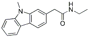 N-ETHYL-2-(9-METHYL-9H-CARBAZOL-2-YL)-ACETAMIDE 结构式