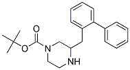 3-BIPHENYL-2-YLMETHYL-PIPERAZINE-1-CARBOXYLIC ACID TERT-BUTYL ESTER 结构式