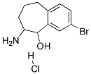 6-AMINO-3-BROMO-6,7,8,9-TETRAHYDRO-5H-BENZOCYCLOHEPTEN-5-OL HYDROCHLORIDE 结构式