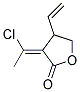 3-[1-CHLORO-ETH-(E)-YLIDENE]-4-VINYL-DIHYDRO-FURAN-2-ONE 结构式