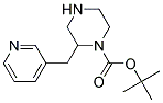 2-PYRIDIN-3-YLMETHYL-PIPERAZINE-1-CARBOXYLIC ACID TERT-BUTYL ESTER 结构式