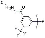 3,5-BIS(TRIFLUOROMETHYL)PHENACYLAMINE HYDROCHLORIDE 结构式