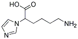 6-AMINO-2-IMIDAZOL-1-YL-HEXANOIC ACID 结构式