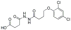 4-(N'-[4-(2,4-DICHLORO-PHENOXY)-BUTYRYL]-HYDRAZINO)-4-OXO-BUTYRIC ACID 结构式