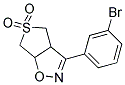3-(3-BROMO-PHENYL)-3A,4,6,6A-TETRAHYDRO-THIENO[3,4-D]ISOXAZOLE 5,5-DIOXIDE 结构式
