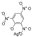 2,4,6-三硝基苯酚银[含水≥30%] 结构式