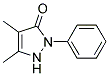 3,4-DIMETHYL-1-PHENYL-3-PYRAZOLIN- 5-ONE 结构式