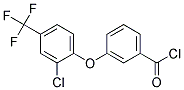 3-(2-氯-4-三氟甲基苯氧基)苯甲酰氯 结构式