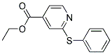 2-(PHENYLTHIO)-4-PYRIDINECARBOXYLIC ACID ETHYL ESTER 结构式