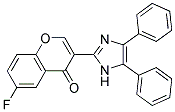 3-(4,5-DIPHENYL-1H-IMIDAZOL-2-YL)-6-FLUORO-4H-CHROMEN-4-ONE 结构式