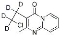 3-(2-CHLOROETHYL-D4)-2-METHYL-4H-PYRIDO[1,2-A]PYRIMIDIN-4-ONE 结构式