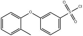 3-(邻甲苯氧基)苯磺酰氯 结构式