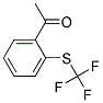 2'-(TRIFLUOROMETHYLTHIO)ACETOPHENON 结构式