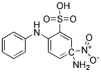 PARA NITRO P-AMINO DIPHENYLAMINE 2-SULFONIC ACID 结构式
