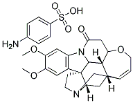 Brucine-sulfanilic acid 结构式