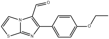 6-(4-乙氧基苯基)咪唑并[2,1-B]噻唑-5-甲醛 结构式