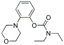 DIETHYL-CARBAMIC ACID 2-MORPHOLIN-4-YL-PHENYL ESTER 结构式
