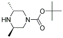 (3R,5R)-3,5-DIMETHYL-PIPERAZINE-1-CARBOXYLIC ACID TERT-BUTYL ESTER 结构式