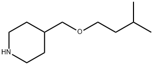 4-((异戊氧基)甲基)哌啶 结构式