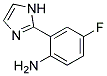 4-FLUORO-2-(1H-IMIDAZOL-2-YL)-PHENYLAMINE 结构式