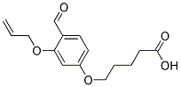 5-(3-ALLYLOXY-4-FORMYL-PHENOXY)-PENTANOIC ACID 结构式