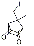 7-(Iodomethyl)-1,7-dimethylbicyclo[2.2.1]heptane-2,3-dione 结构式