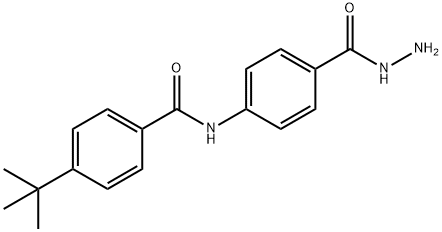 4-TERT-BUTYL-N-(4-HYDRAZINOCARBONYL-PHENYL)-BENZAMIDE 结构式