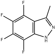 4,5,6,7-TETRAFLUORO-3-METHYL-1H-INDAZOLE 结构式