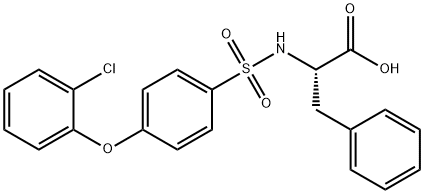 N-[4-(2-Chlorophenoxy)phenylsulfonyl]-DL-phenylalanine