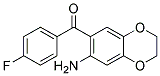 (7-AMINO-2,3-DIHYDRO-1,4-BENZODIOXIN-6-YL)(4-FLUOROPHENYL)METHANONE 结构式