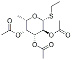 乙基-2,3,4-三乙酰基--L-硫代吡喃岩藻糖苷 结构式