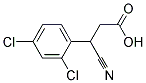 3-(2,4-DICHLOROPHENYL)-3-CYANOPROPANOIC ACID 结构式