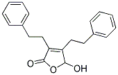 5-Hydroxy-3,4-diphenethyl-5H-furan-2-one 结构式