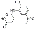 N-(2-HYDROXY-5-NITRO-PHENYL)-SUCCINAMIC ACID 结构式