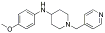 N-(4-METHOXYPHENYL)-1-(PYRIDIN-4-YLMETHYL)PIPERIDIN-4-AMINE 结构式