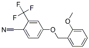 4-(2-Methoxy-benzyloxy)-2-trifluoromethyl-benzonitrile 结构式