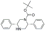 (2R,5R)-2,5-DIPHENYL-PIPERAZINE-1-CARBOXYLIC ACID TERT-BUTYL ESTER 结构式