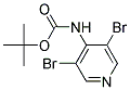 TERT-BUTYL 3,5-DIBROMOPYRIDIN-4-YLCARBAMATE 结构式