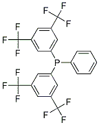 BIS(3,5-DITRIFLUOROMETHYLPHENYL)PHENYLPHOSPHINE 结构式