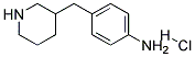 4-(PIPERIDIN-3-YLMETHYL)ANILINE HYDROCHLORIDE 结构式