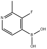 (3-FLUORO-2-METHYLPYRIDIN-4-YL)BORONIC ACID 结构式